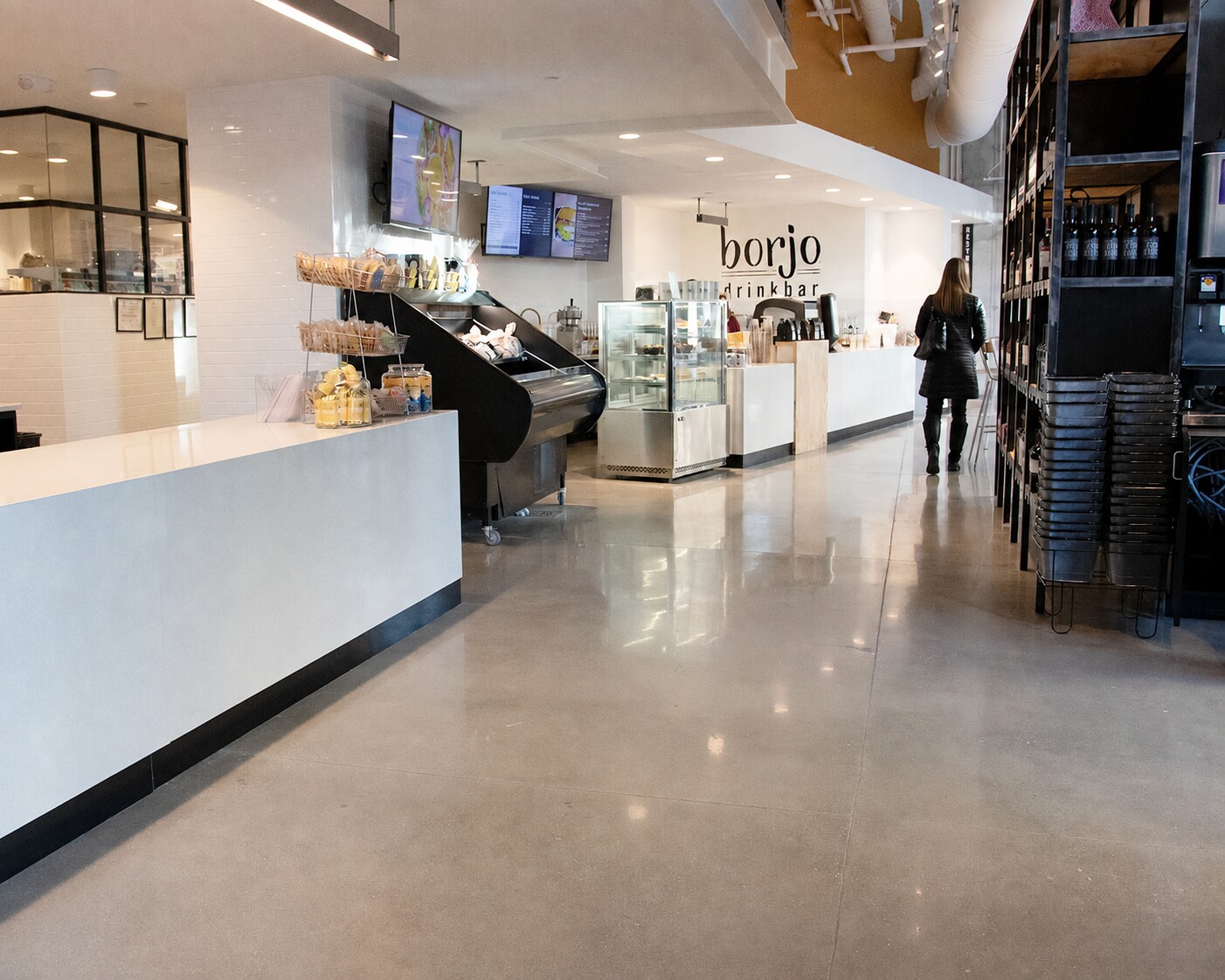 Taste — Polished concrete floor, Exposed aggregate